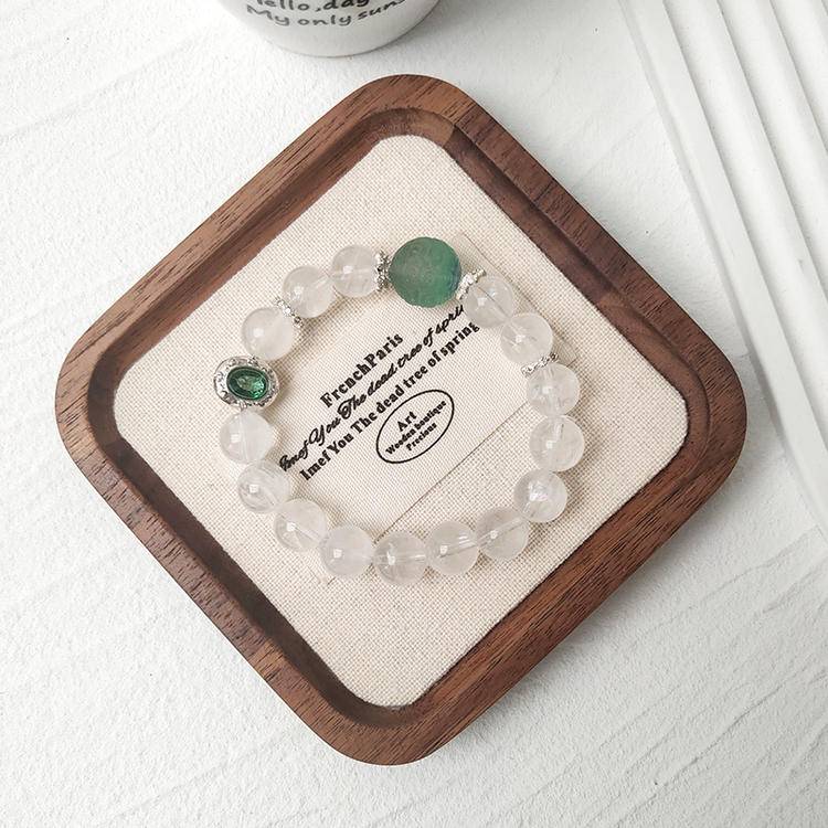HeartHalo® Mystic Clarity Bracelet – Phantom Quartz & Fluorite Spiral Beads