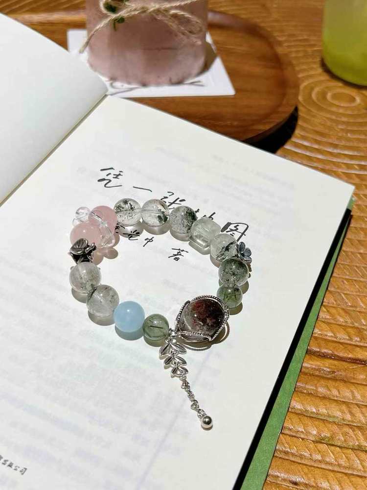 HeartHalo® Verdant Vision Bracelet – Green Phantom Quartz