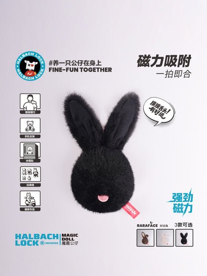 Magnetic Plush Bunny – Multi-Use Snap-On Toy
