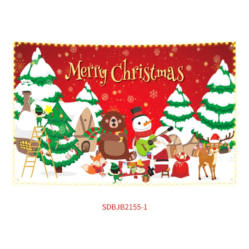 Hearthalo® Christmas Wonderland Backdrop (115×180 cm)
