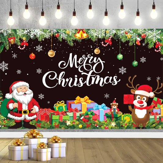 Hearthalo® Christmas Wonderland Backdrop (115×180 cm)