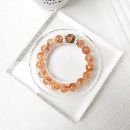 HeartHalo® Solar Vitality Bracelet – Citrine Tower Crystal & Golden Tiger Eye