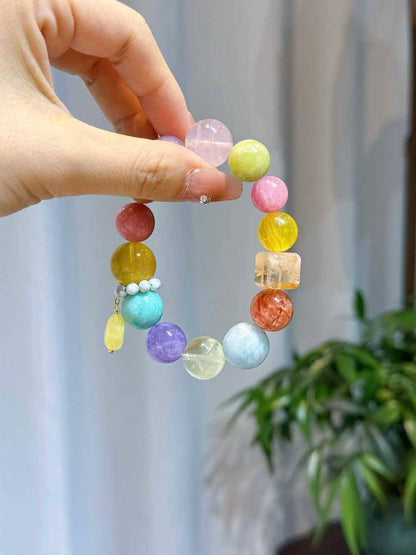 HeartHalo® Radiant Energy Bracelet – Multi-Gemstone Harmony