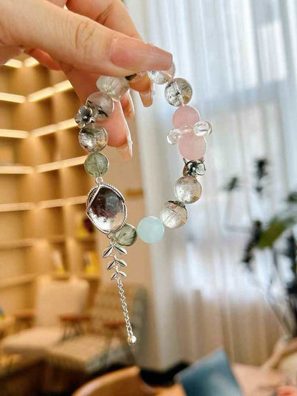 HeartHalo® Verdant Vision Bracelet – Green Phantom Quartz